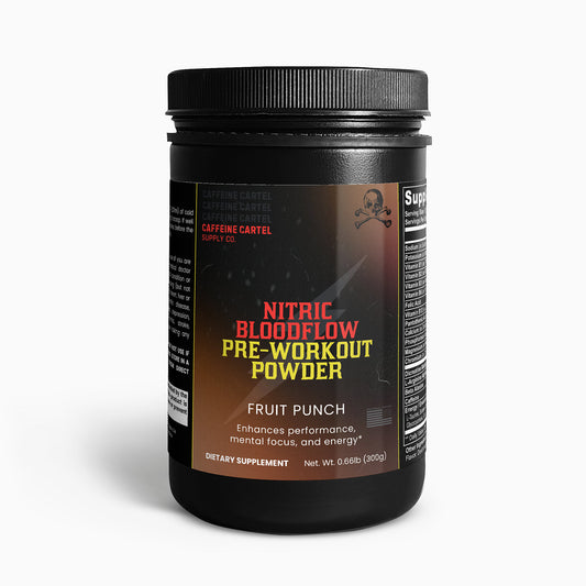Nitric Bloodflow Pre-Workout Powder (Fruit Punch)