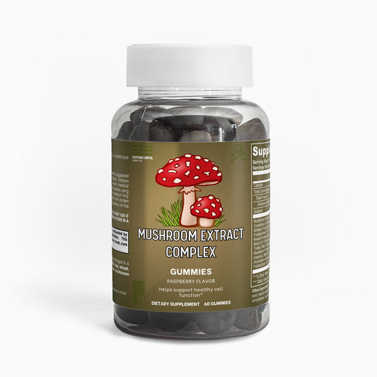 Mushroom Extract Complex - 10 Functional Mushrooms (60 Gummies)