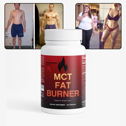 Premium MCT Fat Burner - L-Carnitine + Metabolic Support (90 Caps)