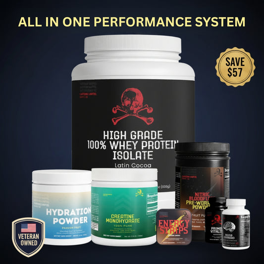 Complete Fitness Stack - 8 Premium Supplements (Save $57)